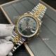 clean factory rolex wimbledon datejust two tone green roman face jubilee replica watch (4)_th.jpg